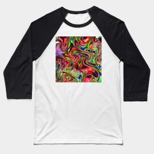 Melting Rainbow Baseball T-Shirt